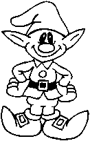 coloriage lutin de noel